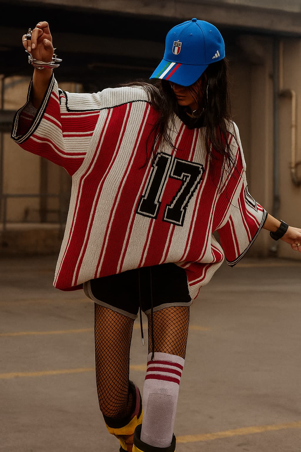 Fullneat Vintage 17 V-Neck Football Jersey