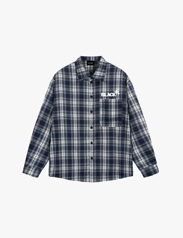 Fullneat Vintage Plaid Flannel Shirt - Front