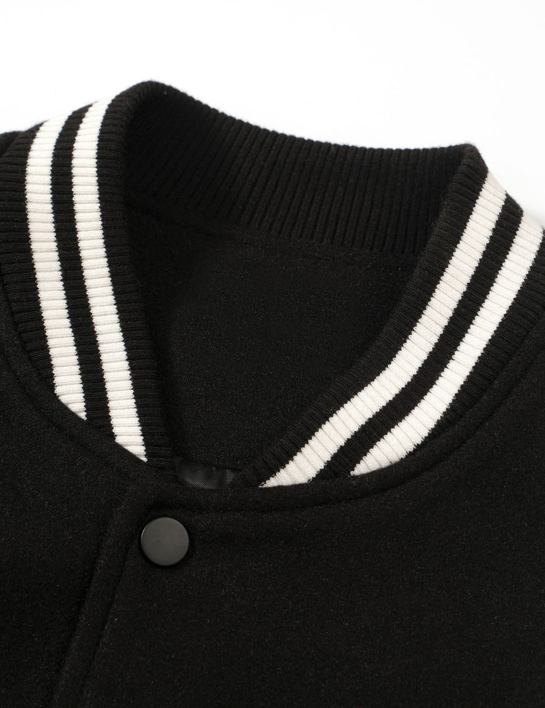 Fullneat Embroidery Varsity Bomber Jacket - Details