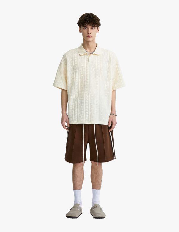 Fullneat Vintage Knit Polo Tee Fullneat